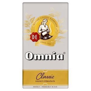 Káva mletá, pražená, vakuově balené, 250 g, DOUWE EGBERTS "Omnia"