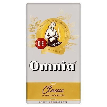 Káva mletá, pražená, vakuově balené, 250 g, DOUWE EGBERTS "Omnia"