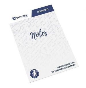 Poznámkový blok, A4, linkovaný, 50 stránek, VICTORIA