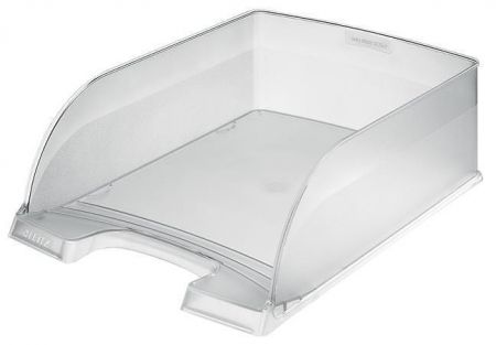 Odkladač "Plus Jumbo", průhledná, plast, LEITZ