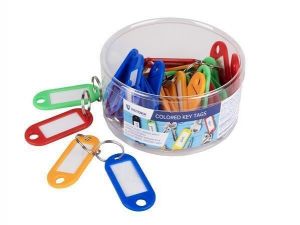 Jmenovka na klíče, mix barev, 36 ks, VICTORIA FACILITY