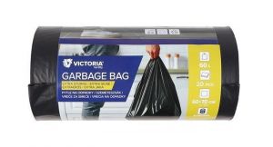 Pytle na odpadky, 60 l, 20 ks, extra silné, VICTORIA FACILITY