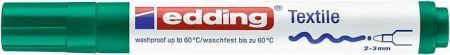 Popisovač na textil "4500", zelená, 1-3mm, kuželový hrot, EDDING