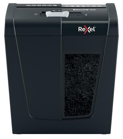 Skartovací stroj "Secure S5", páskový řez, 5 listů, REXEL