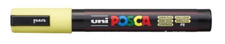 Dekorační popisovač "Posca PC-5M", sluneční žlutá, 1,8-2,5 mm, UNI  2UPC5MNS