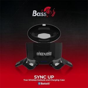 Sluchátka s mikrofonem "Bass 13", černá, bezdrátová, Bluetooth 5.0, MAXELL
