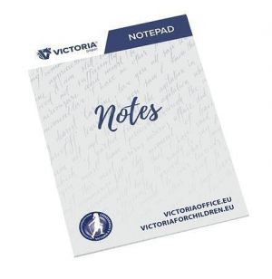 Poznámkový blok, A5, čtverečkovaný, 50 stránek, VICTORIA
