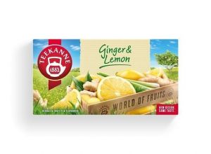Ovocný čaj "World of Fruits", zázvor-citron, 20 x 1,75g, TEEKANNE