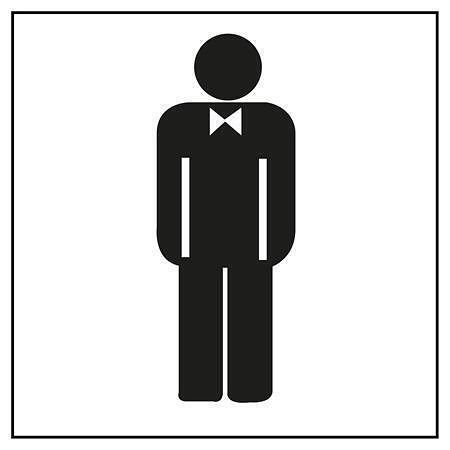 Samolepící etiketa, "WC páni", APLI