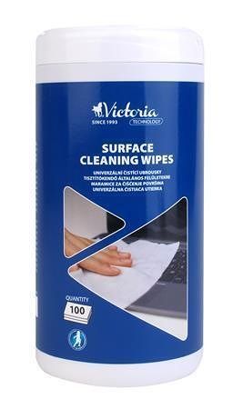 Čistící ubrousky, 100 ks, VICTORIA