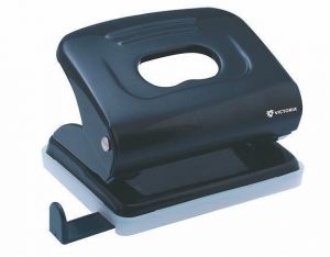 Děrovačka, černá, na 16 listů, VICTORIA