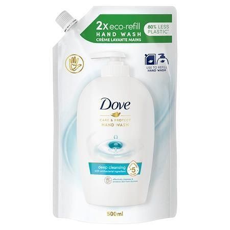 Tekuté mýdlo "Care&Protect", náhradní náplň, 500 ml, DOVE 68750756