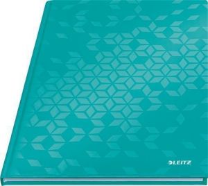 Zápisník "Wow", ledově modrá, linkovaný, A4, 80 listů, lesklá, LEITZ