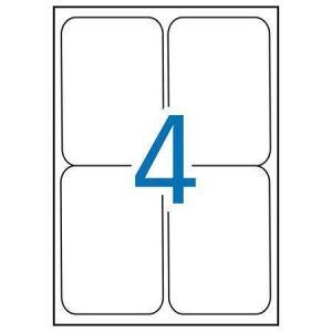 Etiketa, ILC, 99,1x139 mm, zaoblené rohy, 400ks/bal., APLI