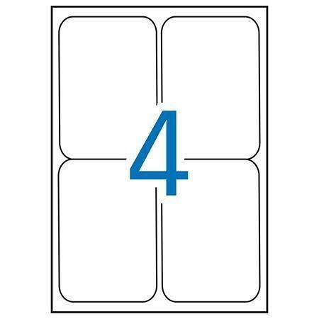 Etiketa, ILC, 99,1x139 mm, zaoblené rohy, 400ks/bal., APLI