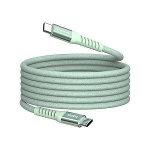 USB kabel, zelená, USB-C / USB-C, 1,2 m, 100W, magnetický, VERBATIM 31855