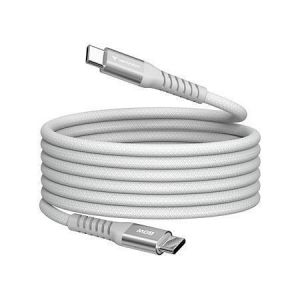 USB kabel, šedá, USB-C / USB-C, 1,2 m, 60W, magnetický, VERBATIM 31850