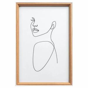 Rámeček "Silhouette", bukové dřevo, 20 x 30 cm