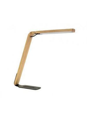 Stolní lampa "LEDAIKA", přírodní dřevo/černá, LED, 4 W, ALBA LEDAIKA