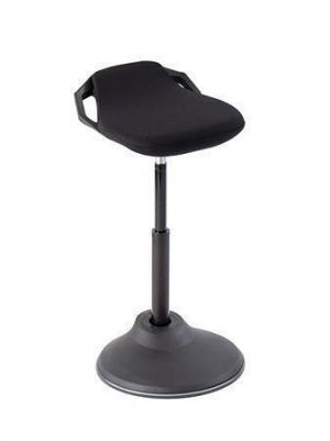 Stolička "Flexy", černá, ergonomická, ALBA MHFLEXY N