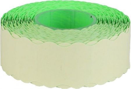 Cenové etikety, 22x12 mm, fluorescentní zelené