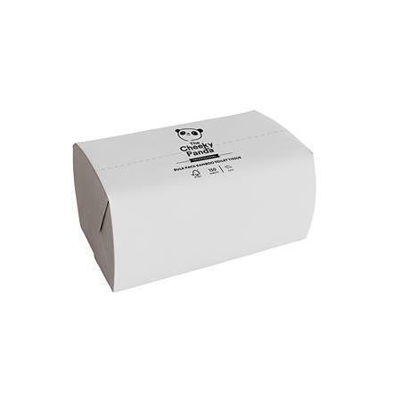 Toaletní papír, bílá, bambusový, 2-vrstvý, skládaný, 36x 150 útržků, CHEEKY PANDA TOILTB2B