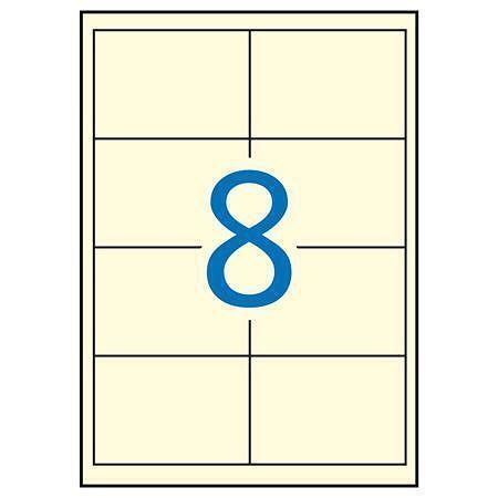 Etiketa, 97 x 67,7mm, krémová, 160ks/bal., APLI