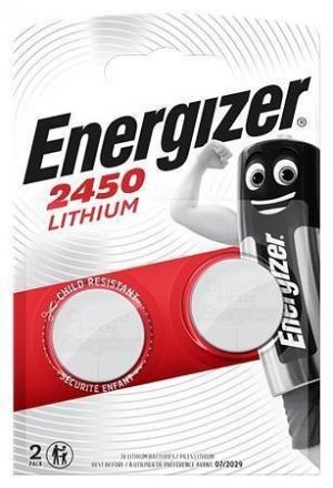Baterie knoflíková, CR2450, 1 ks v balení, ENERGIZER
