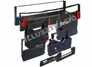 Páska pro "13 mm dvoukotoučová" psací stroj, VICTORIA "GR1" Černá-červená