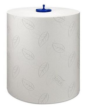 Papírové ručníky "Matic", bílá s šedým vzorem listů, 2-vrstvé, systém H1, Advanced, TORK 1