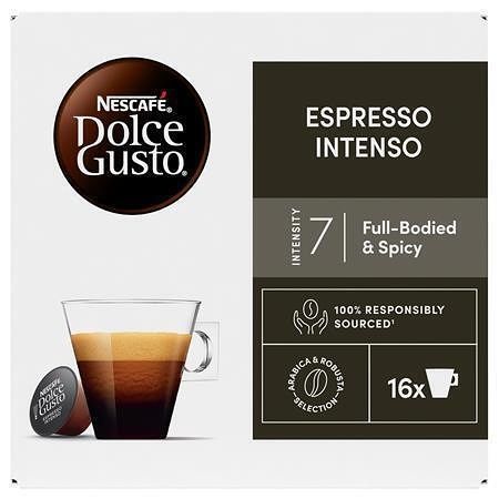 Kapsle do kávovaru, 16 ks, NESCAFÉ "Dolce Gusto Espresso Intenso"