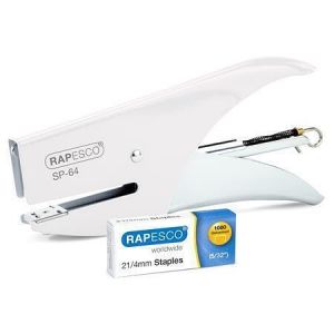Sešívačka "SP-64", bílá, 21/4, na 12 listů, kov, RAPESCO 1381
