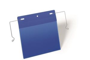 Kapsa s upevňovacím páskem, tmavě modrá, A5, s drátěným věšákem,DURABLE