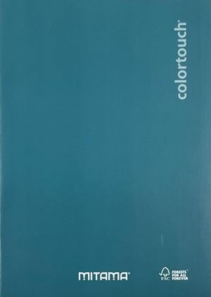 Sešit "Color Touch", A4+, čtverečkovaná, 40+2 listů, tm.zelená, MITAMA 62013-90261