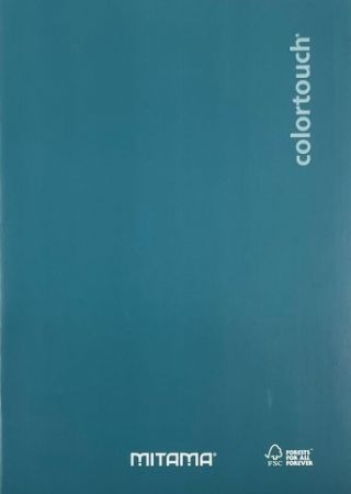 Sešit "Color Touch", A4+, čtverečkovaná, 40+2 listů, tm.zelená, MITAMA 62013-90261