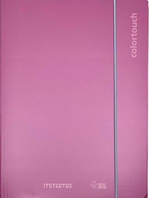 Desky s gumičkou "Color Touch", růžová, MITAMA 62030-90277