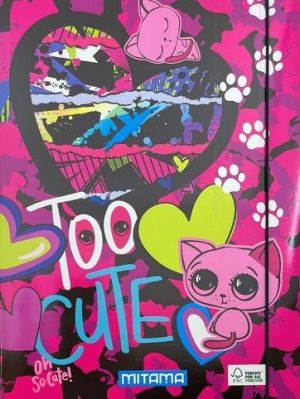 Desky s gumičkou "Fantasy colors", TooCute, MITAMA 61906-90025