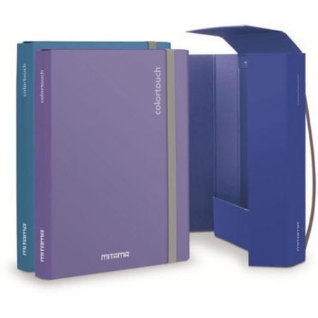 Desky s gumičkou "Color Touch", 5cm, fialová, MITAMA 62034-90279