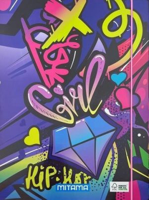 Desky s gumičkou "Fantasy colors", Music Sticker, MITAMA 61906-90026