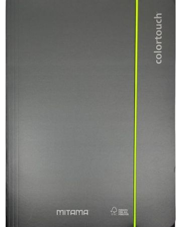 Desky s gumičkou "Color Touch", černá, MITAMA 62030-90271