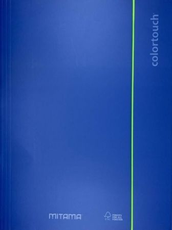 Desky s gumičkou "Color Touch", modrá, MITAMA 62030-90275