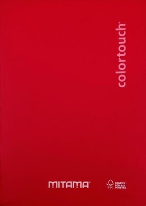 Sešit "Color Touch", A4+, linkovaný, 40+2 listů, červená, MITAMA 62012-90249