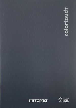 Sešit "Color Touch", A4+, čtverečkovaná, 40+2 listů, černá, MITAMA 62013-90264