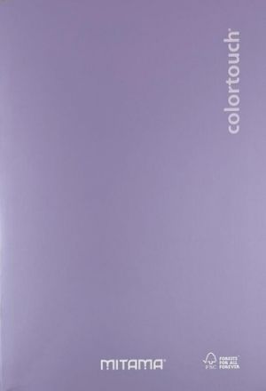 Sešit "Color Touch", A4+, čtverečkovaná, 40+2 listů, fialová, MITAMA 62013-90257