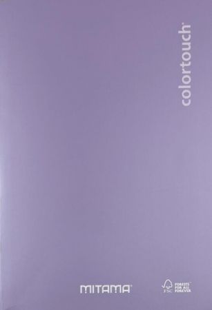 Sešit "Color Touch", A4+, čtverečkovaná, 40+2 listů, fialová, MITAMA 62013-90257