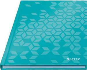 Zápisník "Wow", ledově modrá, linkovaný, A5, 80 listů, s tvrdými deskami, LEITZ