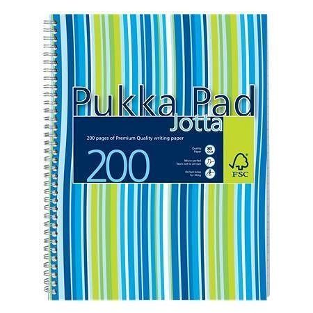 Blok "Jotta", mix barev, linkovaný, drátěná kroužková vazba, A4, 100 listů, PUKKA PAD