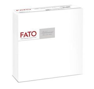 Ubrousky "Airlaid Shade", bílá, 1/4 skládání, 40x40 cm, FATO