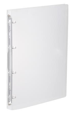 Pořadač čtyřkroužkový "Propyglass", transparentní, 25 mm, A4, PP, VIQUEL