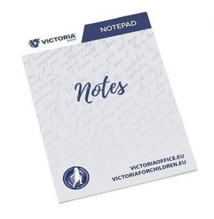 Poznámkový blok, A5, linkovaný, 50 stránek, VICTORIA